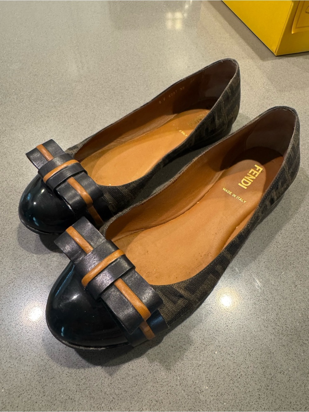 Fendi Zucca Monogram  Flats
